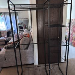 Clothing Rack With Shelves