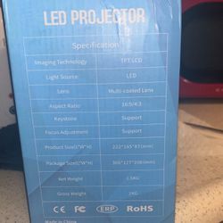 LED Projector & Inflatable Projector Screen 