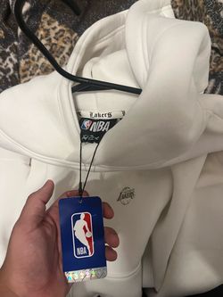 NBA Lakers White Hoodie