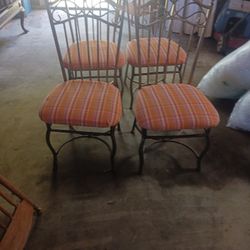 4 Heavy Metal Chairs