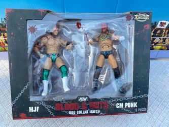 AEW Jazwares : CM Punk Vs MJF Dog Collar Match