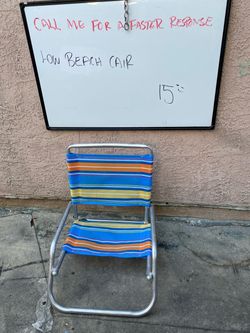 Low Folding Beach Chair