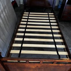 Bed &  Dresser  + Desk And Computer 