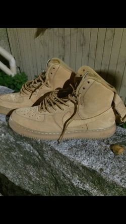 Wheat hightop air forces sz 9.5