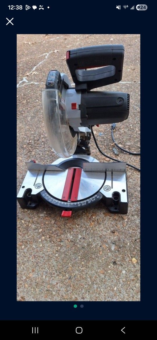 Craftsman 10 In Miter Saw With Laser