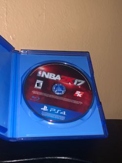 Opened PlayStation NBA 2K17 PS4 Video Game PS5 Basketball