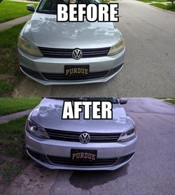 Foggy, yellowed headlights? I can fix that!