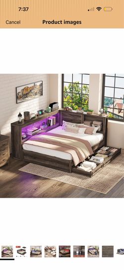 Brand new full size bed still in box