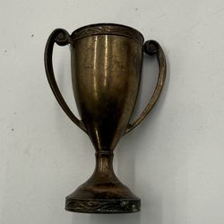 Vintage Metal Trophy Topper Golf Golfer SPORT Championship Cup