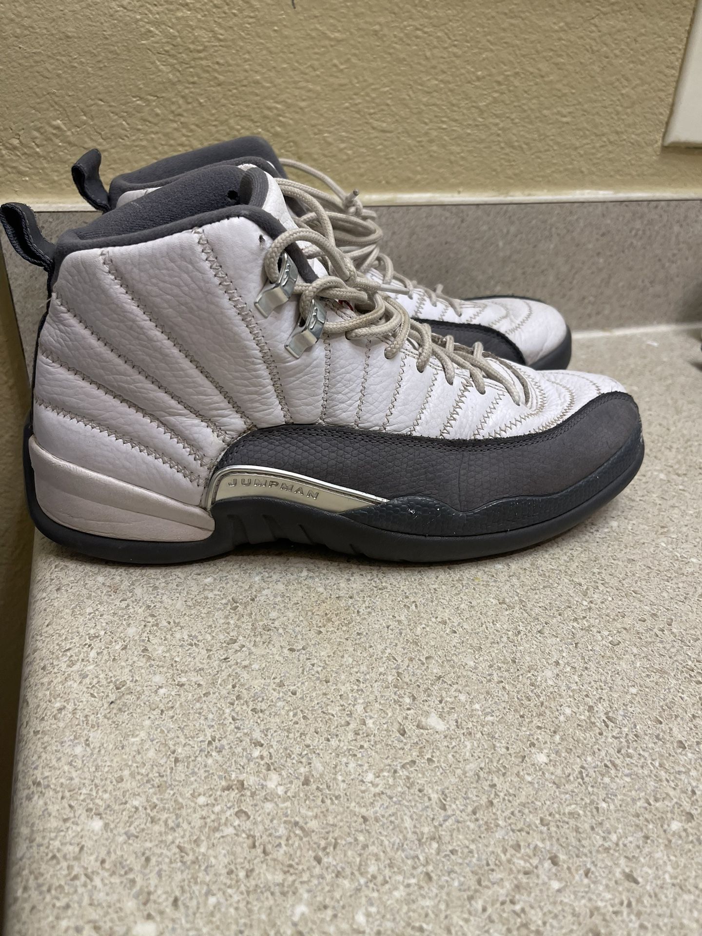 Jordan 12 Retro White Dark Grey