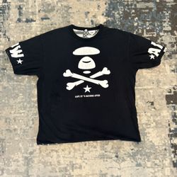 Large Black Bape Tee 