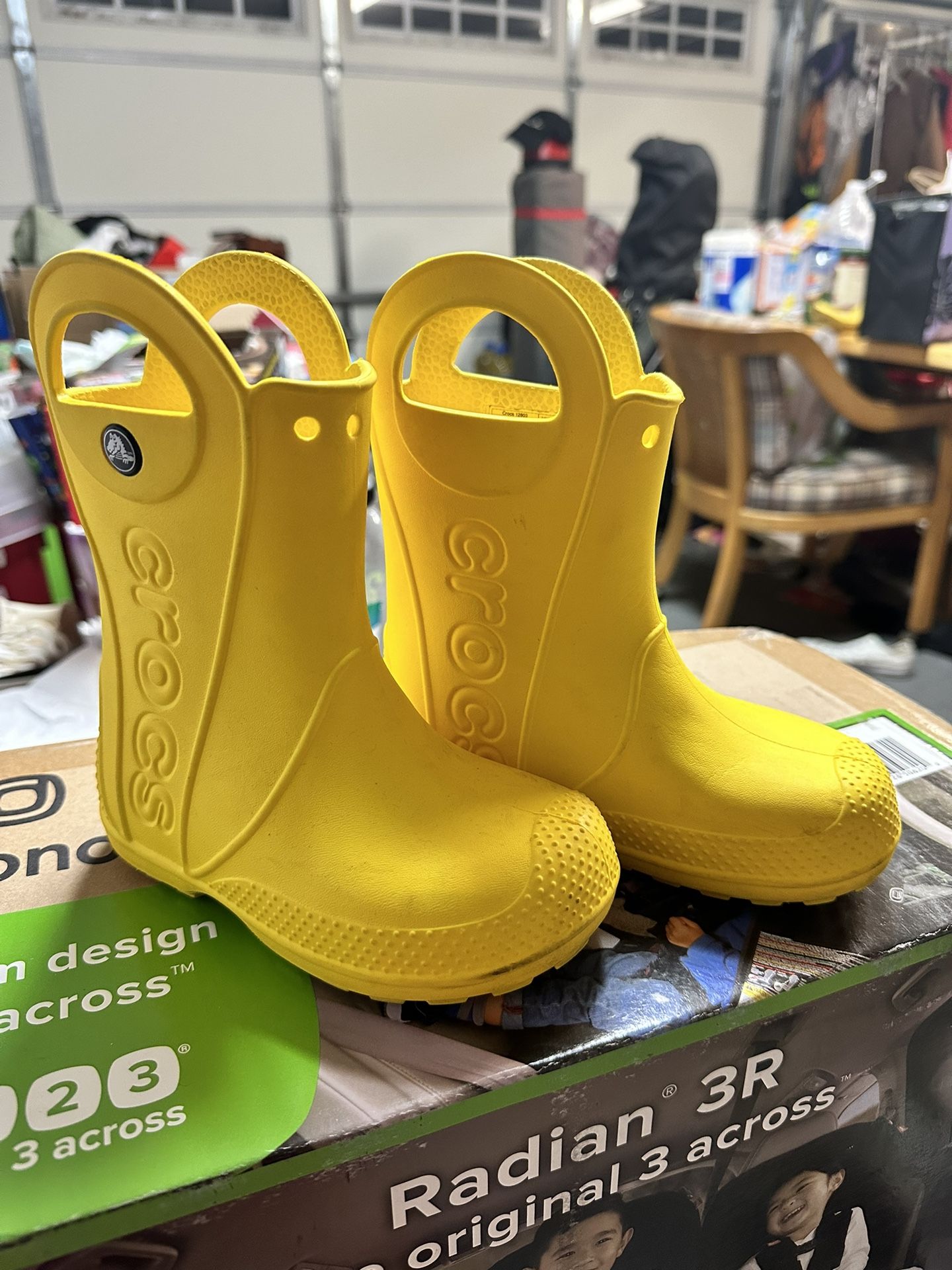 Children’s Yellow Croc Rain Boots