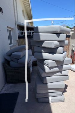 Cushion patio set 13 pcs
