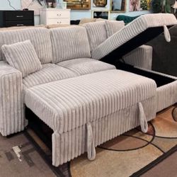 New Sectional Sleeper In Box 📦 Buy Now Pay Later $39 Down No Credit Needed 