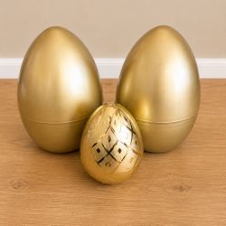 Gold Easter Eggs 