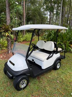 SUPER CLEAN 48 VOLT CLUB CAR PRECEDENT!! 4 SEATER GOLF CART!!