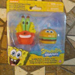 Brand New SpongeBob SquarePants Figures Two Figures And Package Unopened