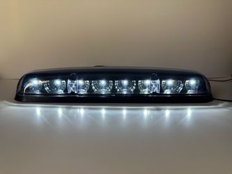 02-07 Chevy/GMC Silverado Sierra Classic White LED Black Housing Cab Roof Lights