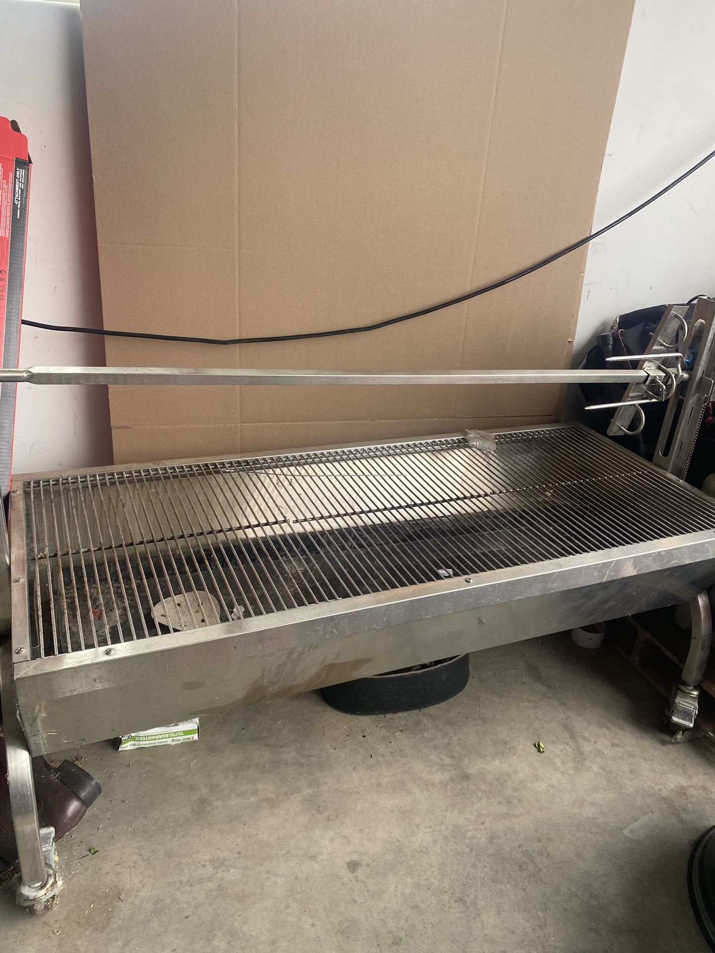 Stainless Steel Rotisserie Grill