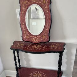Sorrento Console Table And Mirror 