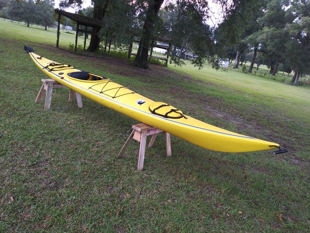 17' Fishing/Touring Aquaterra Sea Lion sit-in Kayak with Rudder