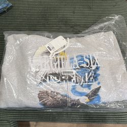 Supreme Maison Margiela Eagle Zip Up Grey L