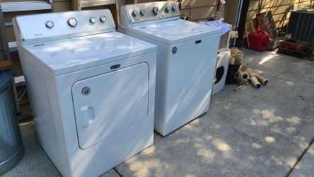 May tag Washer and Dryer set.