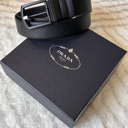 Prada Men’s Belt With Box 2026 New 