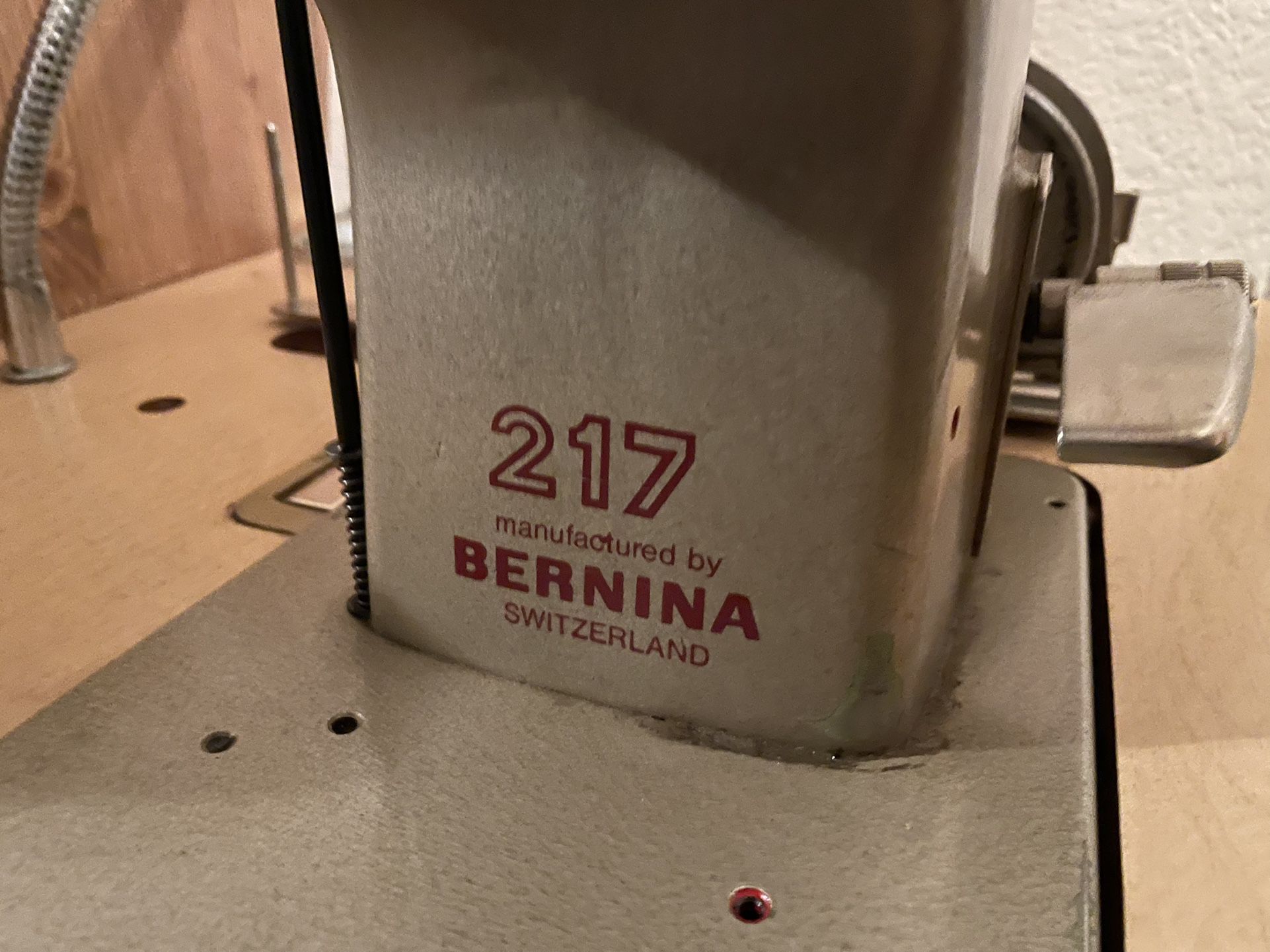 Chandler Bernina 217 Industrial Sewing Machine