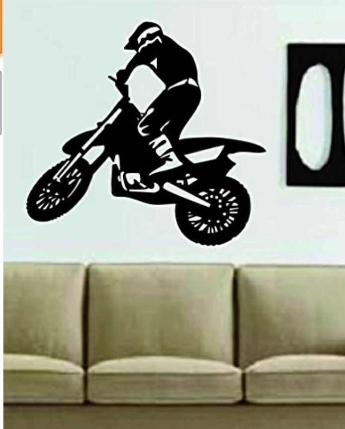 Dabbledown Dirtbike Wall Decal