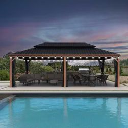 Luxury Hardtop Gazebo – Brand New in Box | Retail $3,375