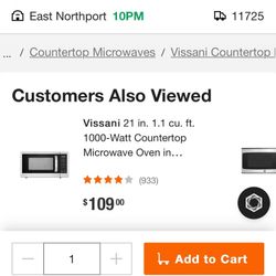 vissani microwave