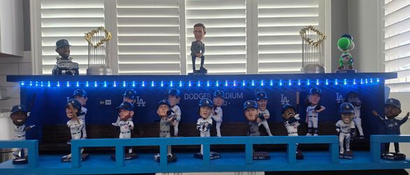 Bobble head display with led lights (Dodgers or any team)