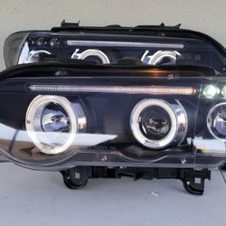 01-03 Bmw X5 E53 Projector Headlights Luces Calaveras Micas Faros Focos Faroles