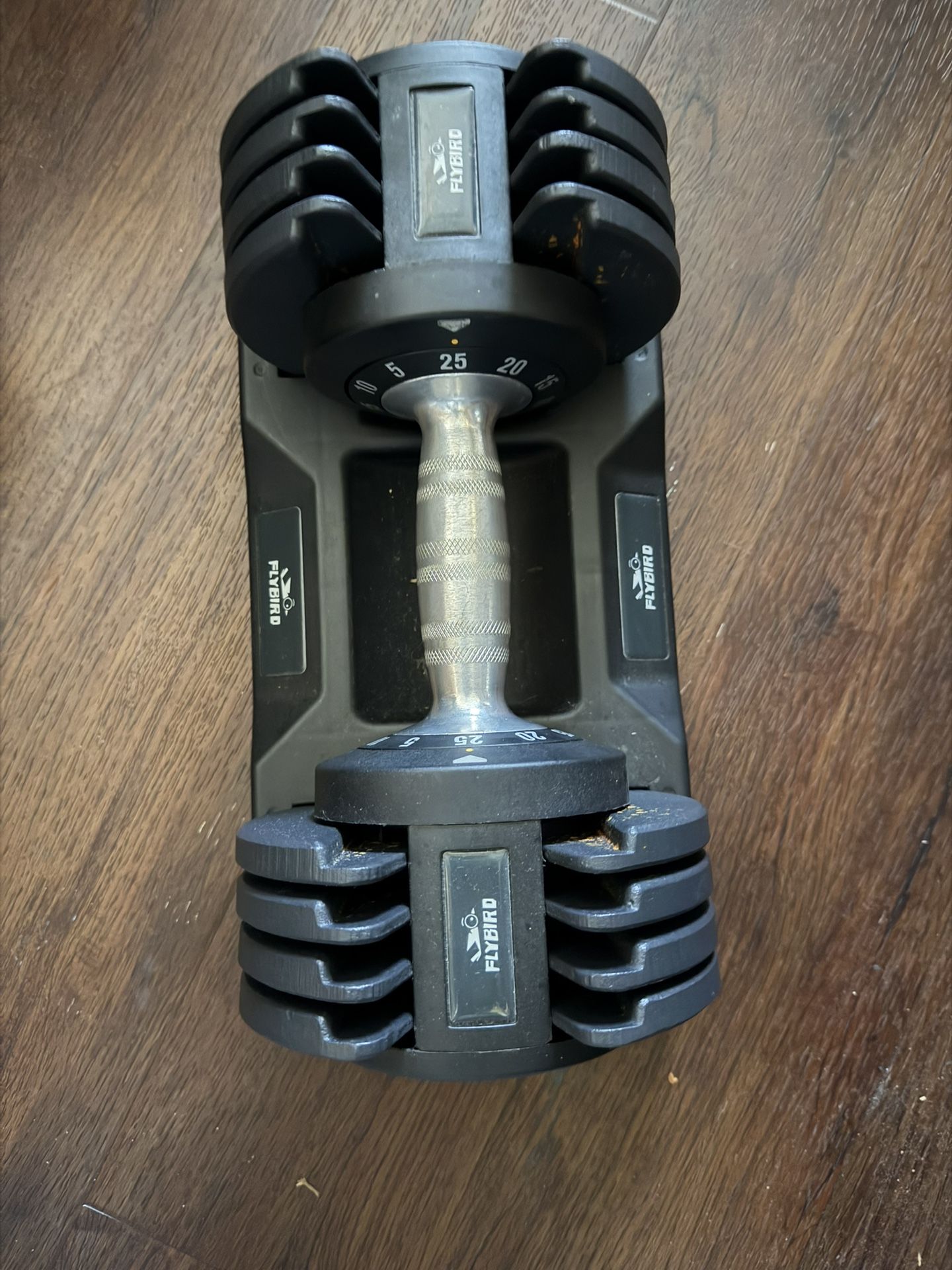 Flybird Adjustable Dumbbell. Single 5-25 lbs. 