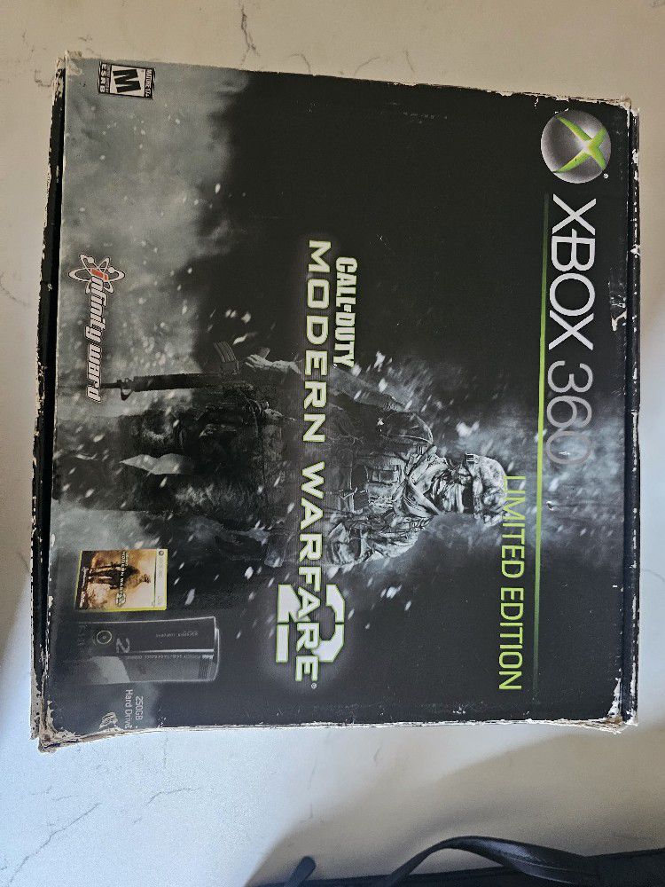 Microsoft Xbox 360 Elite Call Of Duty: Modern Warfare 2 Limited Edition 250GB Black Console

