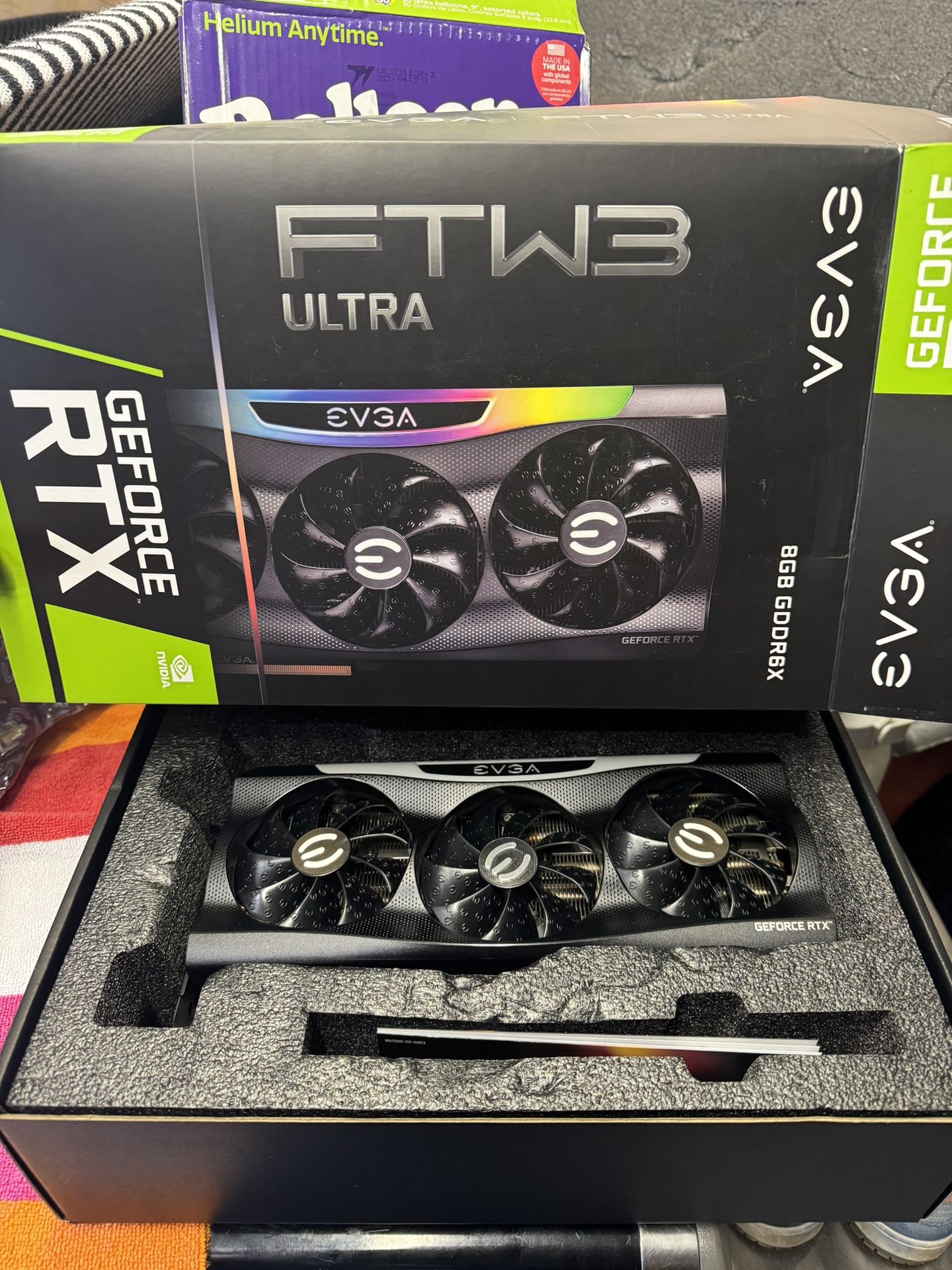 EVGA FTW3 3070ti Graphics Card
