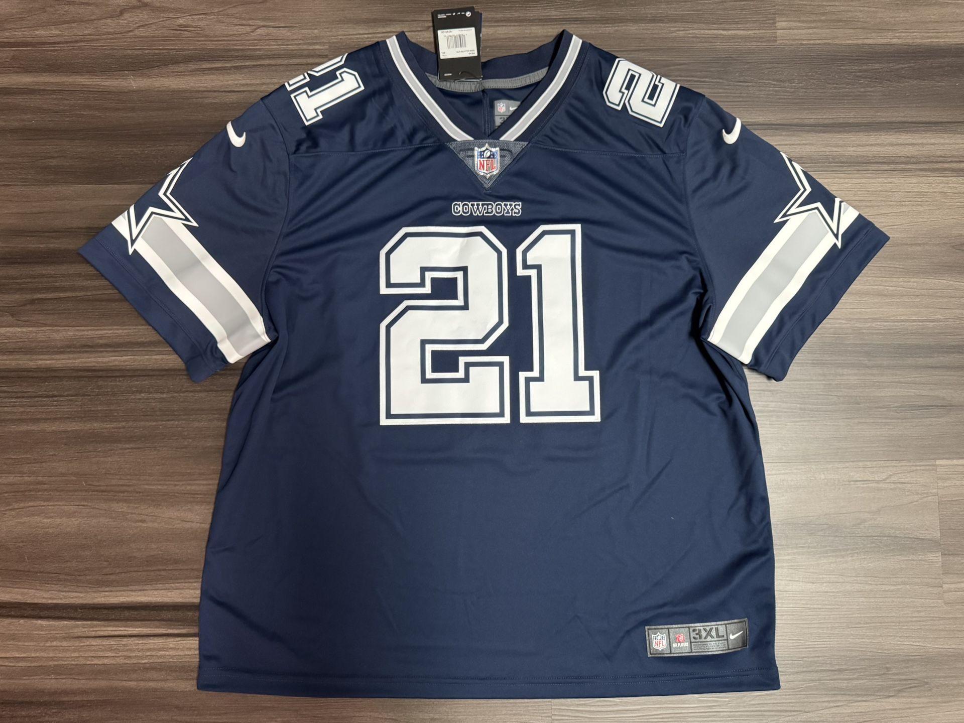 Nike Dallas Cowboys Ezekiel Elliot #21 NFL Vapor Limited Stitched Jersey 3XL 100% authentic. Brand new with tags. MSRP $150. This product is a Nike