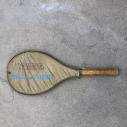 Vintage Yamaha Ceramics SILVER 100 tennis racket racquet Excellent Shape with Yamaha Secret DX600X