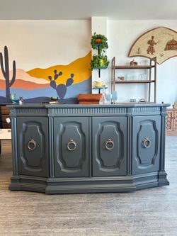Grey Buffet / Sideboard / Credenza / Entertainment Center / TV Stand!