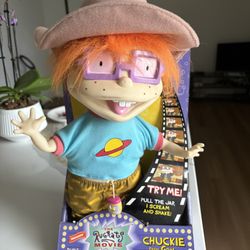 NEW VTG 1998 Nickelodeon Rugrats Chuckie Finster Goes Bananas Shakes Doll Mattel