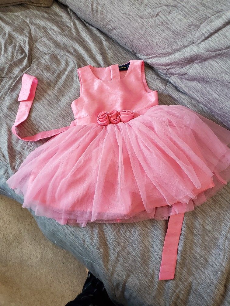 Pink Dress 6-12 Months