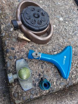 5 water sprinklers for 10$ all