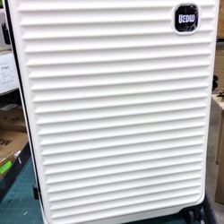 BRAND NEW IN THE BOX TSA CARRY-ON Approved Rolling Suitcase with Drink Holder