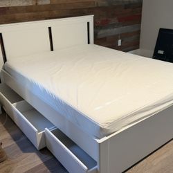 Queen IKEA Bed 