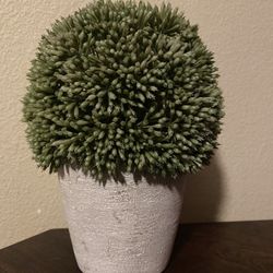 Artificial Green Potted Plant 9" Home Decor
