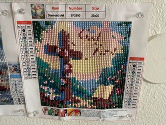 Cross diamond painting
