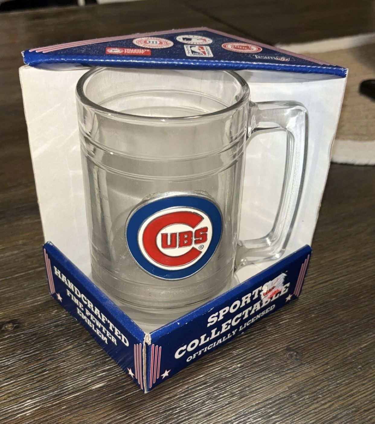 Vintage Cubs Glass Mug