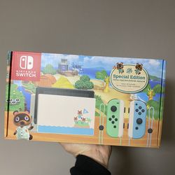 Nintendo switch animal crossing