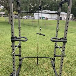 Full Olympic Weightlifting Cage With Extras